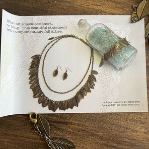 Plunder set necklace, bracelet & earrings